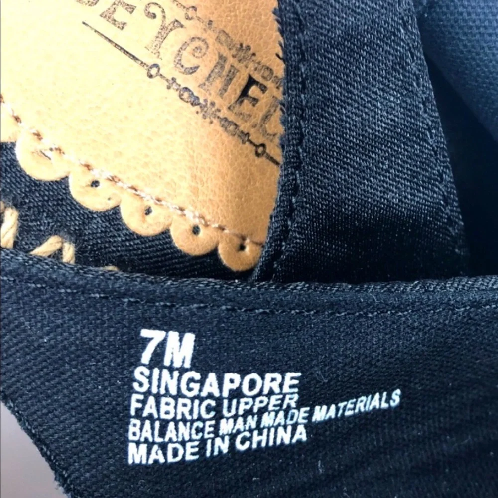 Seychelles Singapore Peep Toe Slingback Black Sz7